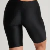 * Shorts & Skirts | Classic Shiny Lycra Cycling Shorts - Black