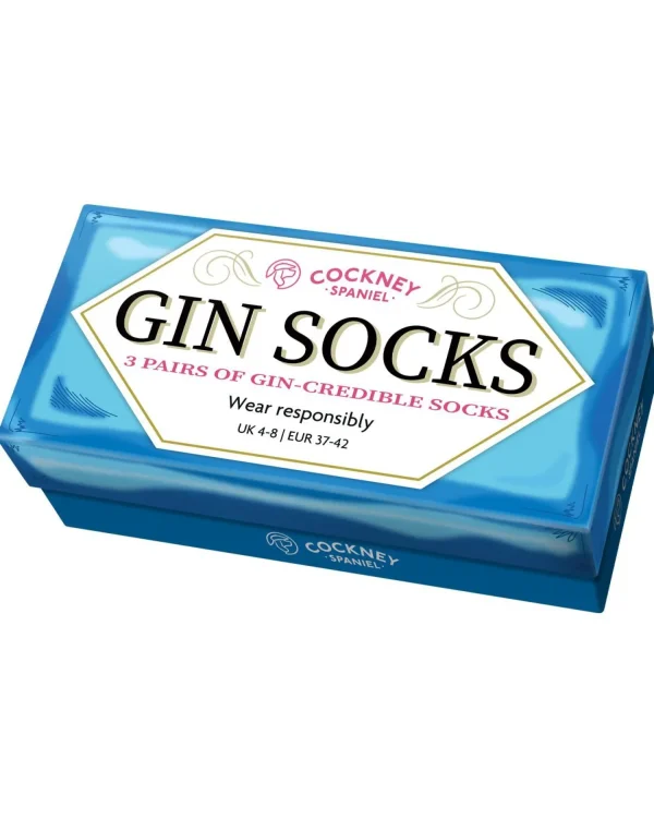 Cockney Spaniel Socks | Gin Socks Gift Box