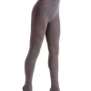Couture Tights | Fashion Lurex Fleece Tights - Grey