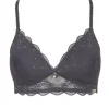 Naturana Bras | Cybele By Lace Moulded Bra - Anthracite