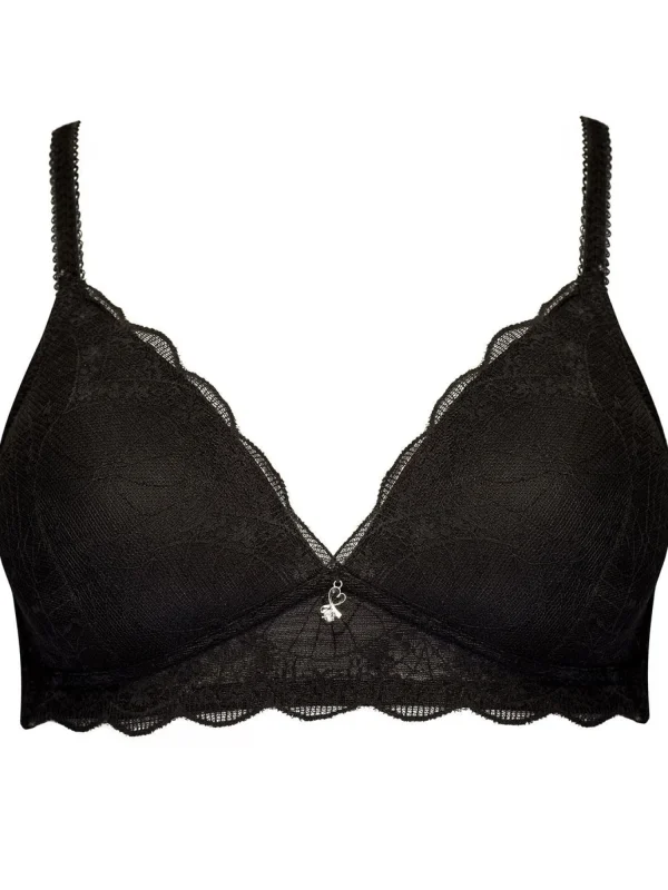 Naturana Bras | Cybele By Lace Moulded Bra - Black