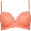 * Bras | Cybele By Naturana Lace Underwired Bra - Apricot