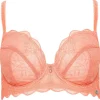 * Bras | Cybele By Naturana Sheer Lace Balcony Bra - Apricot
