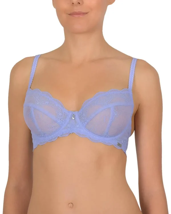 * Bras | Cybele By Naturana Sheer Lace Balcony Bra - Lilac