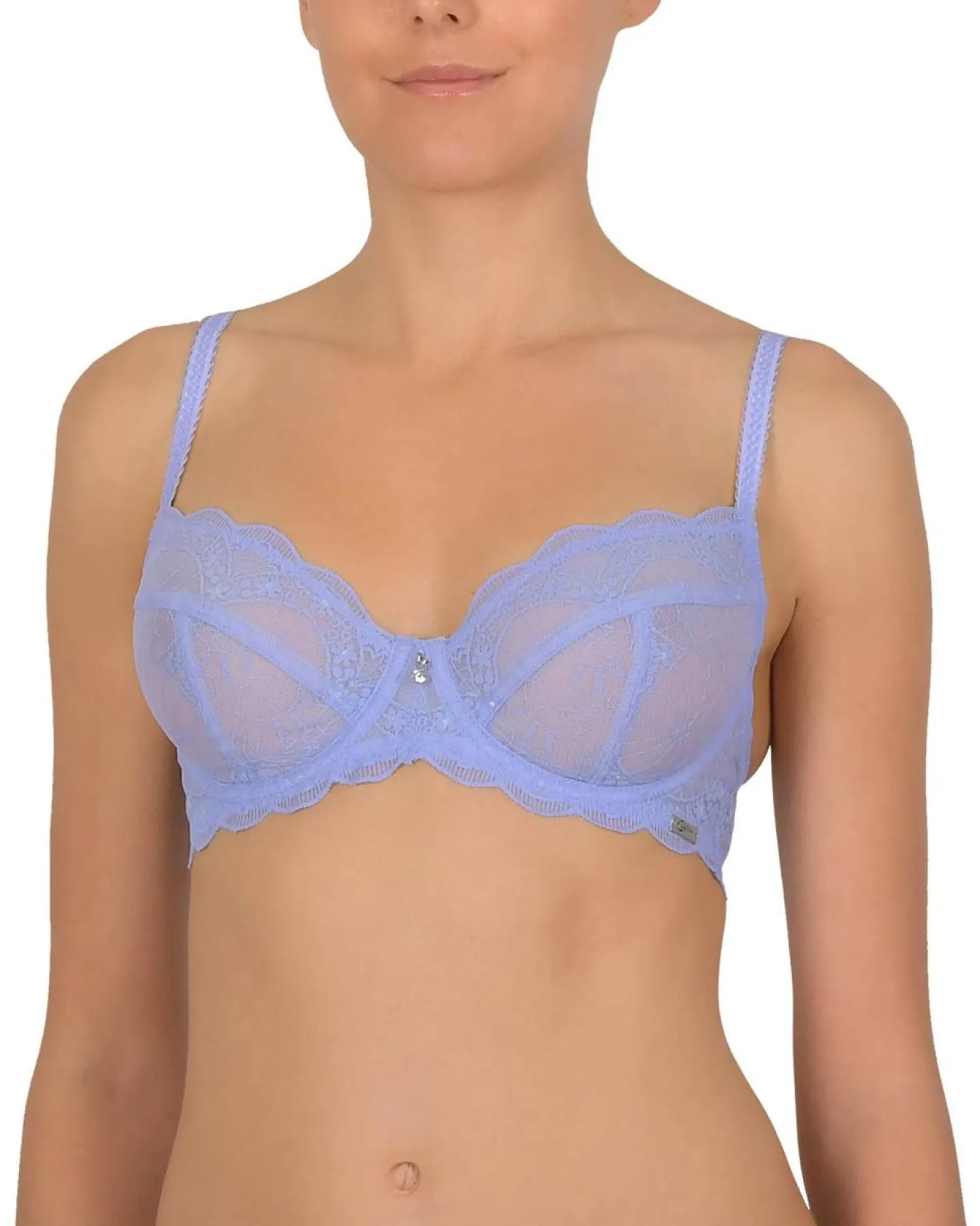 cybele_by_naturana_sheer__2-1.webp * Bras | Cybele By Naturana Sheer Lace Balcony Bra - Lilac