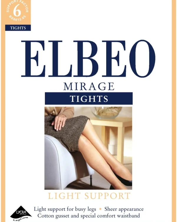 Elbeo Tights | Mirage Light Support Tights - Sherry