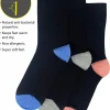 Flexitop Socks | 3 Pack Womens Bamboo Socks - Bright Contrast