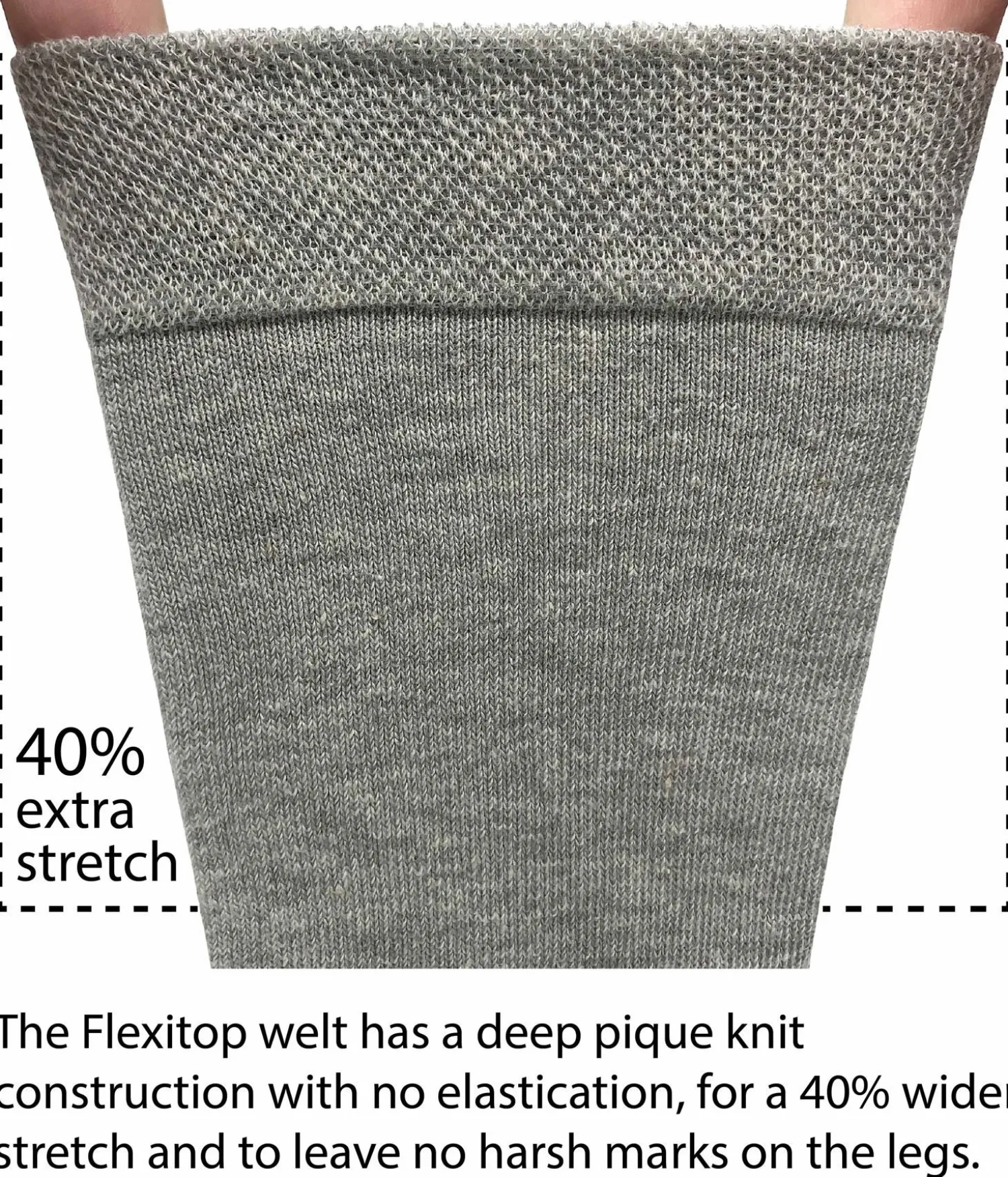 flexitop__pack_womens_cot_2-5.webp Flexitop Socks | 3 Pack Womens Cotton Rich Socks - Grey