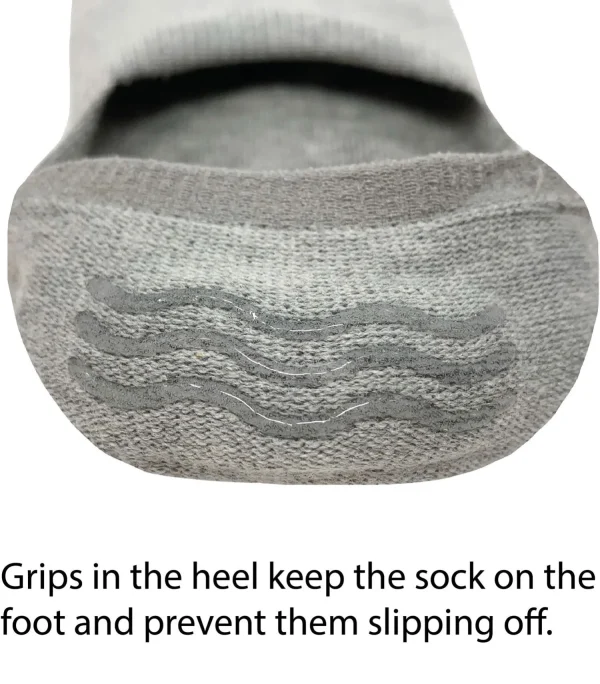Flexitop Socks | 3 Pack Womens Invisible Liner Socks - Blue Stripe
