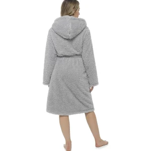 * Dressing Gowns | Fluffy Dressing Gown - Grey