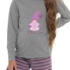 Kids Follow That Dream Girls Gnome Jersey & Fleece Pyjamas