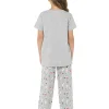 Kids Follow That Dream Girls Grey Cat Long Pyjamas