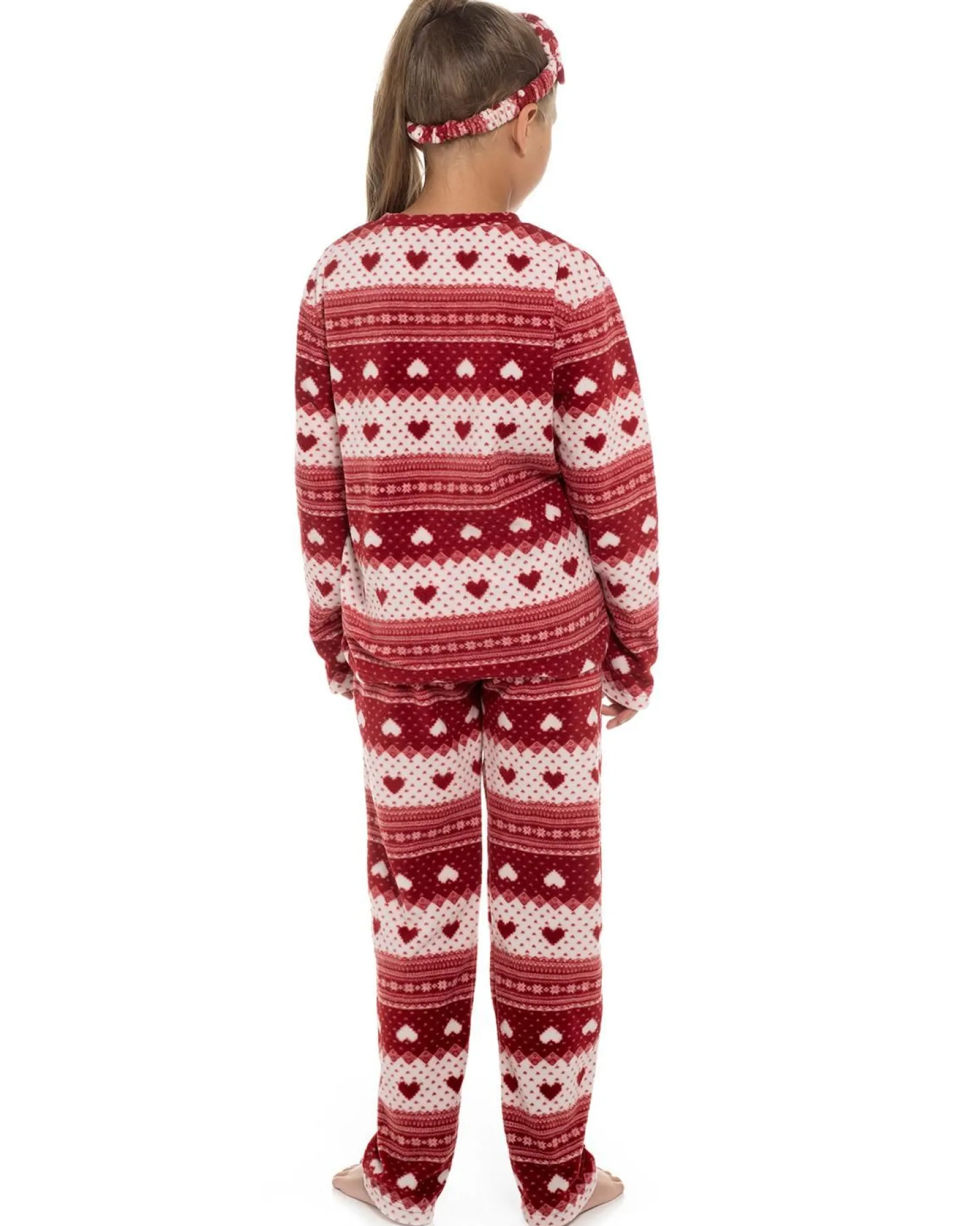 follow_that_dream_kids_fa_0-1.webp Kids Follow That Dream Kids Fairisle Fleece Pyjamas - Red
