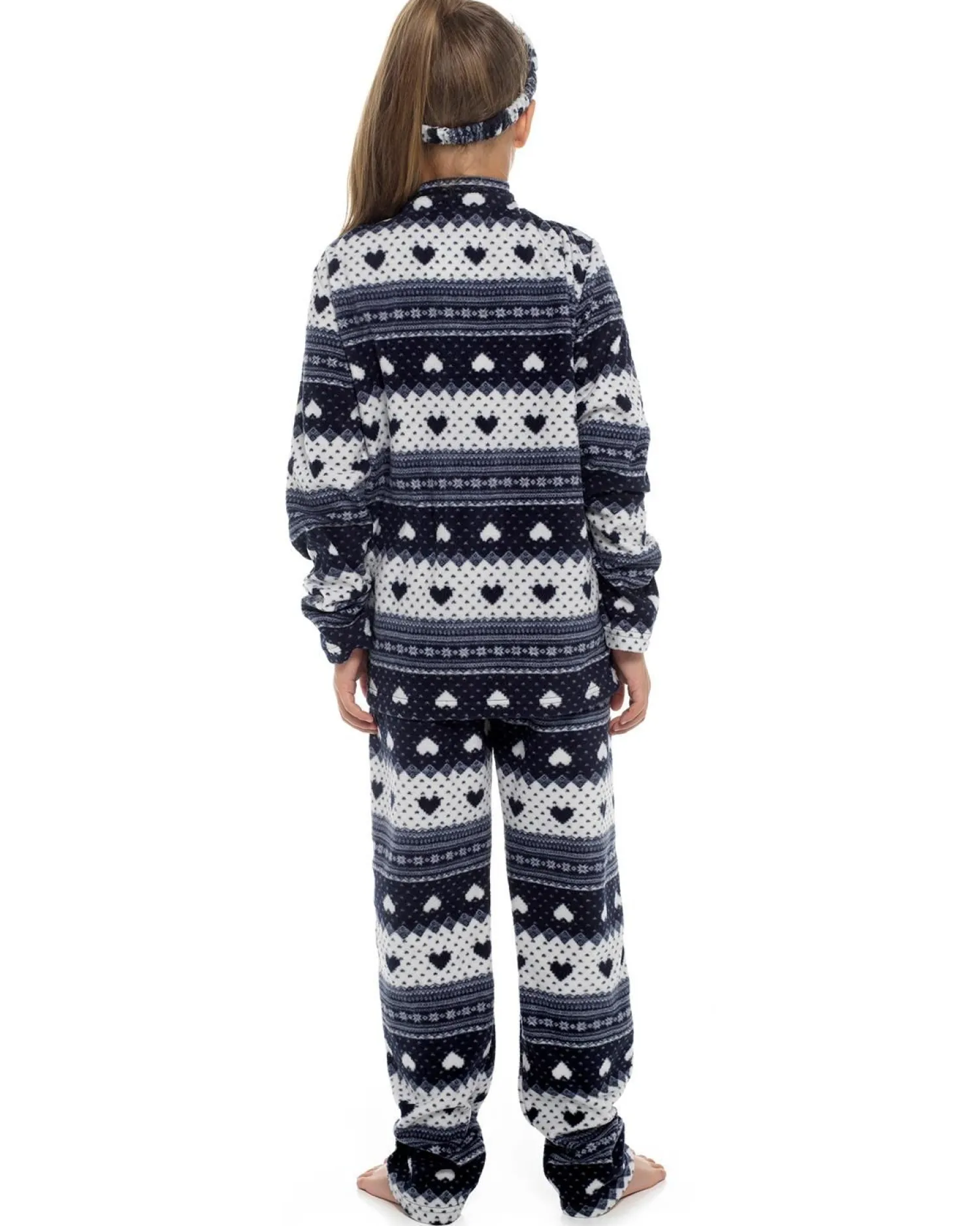 follow_that_dream_kids_fa_0.webp Kids Follow That Dream Kids Fairisle Fleece Pyjamas - Navy