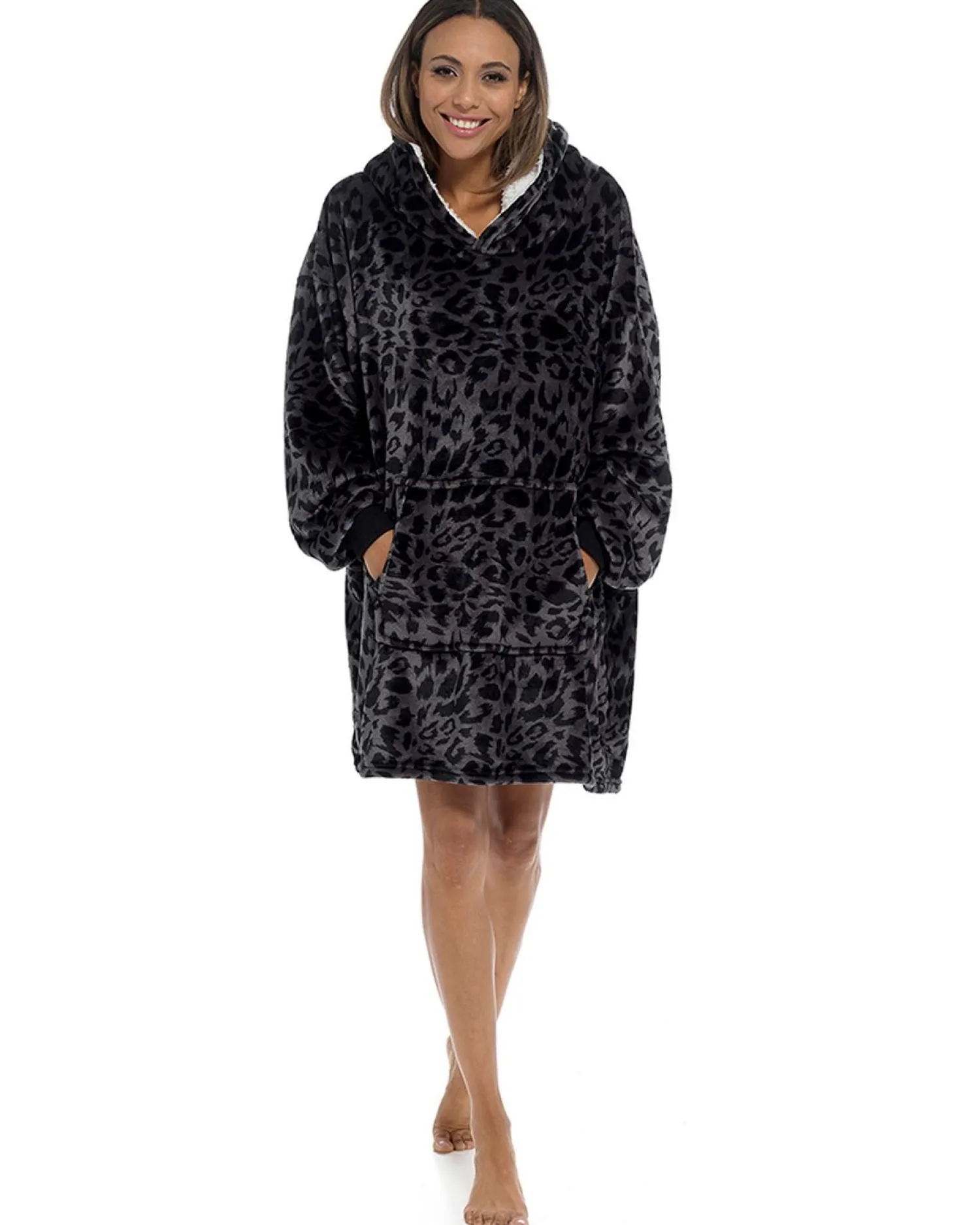 follow_that_dream_leopard_1-1.webp Follow That Dream Loungewear | Leopard Oversized Hoodie - Black