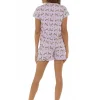 Follow That Dream Pyjamas | Lilac Spot & Butterfly Short Pyjamas