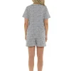 Follow That Dream Pyjamas | Maternity All Over Print Short Pyjamas - Grey