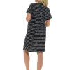 Follow That Dream Nighties | Maternity All Over Print Nightie - Black