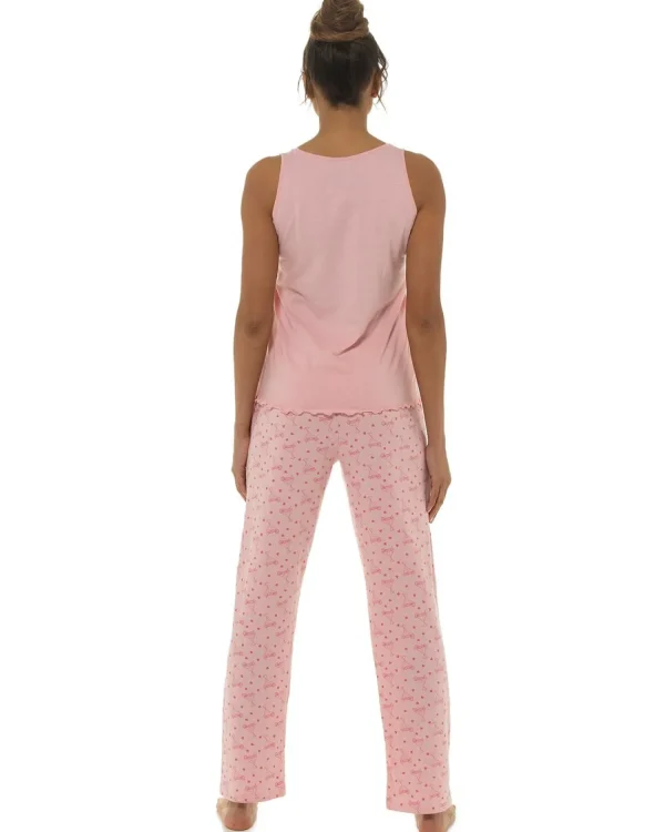 Follow That Dream Pyjamas | Pink Margarita Long Pyjamas