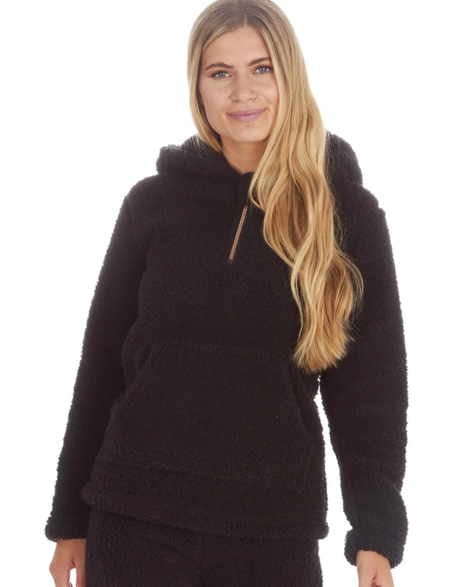 forever_dreaming_borg_hoo_1.webp Forever Dreaming Loungewear | Borg Hoodie - Black