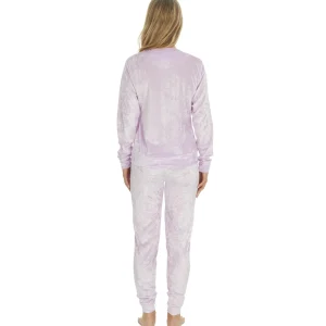 Forever Dreaming Loungewear | Crushed Velvet Lounge Set - Lilac