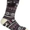 Forever Dreaming Socks | Fairisle Slipper Socks - Navy