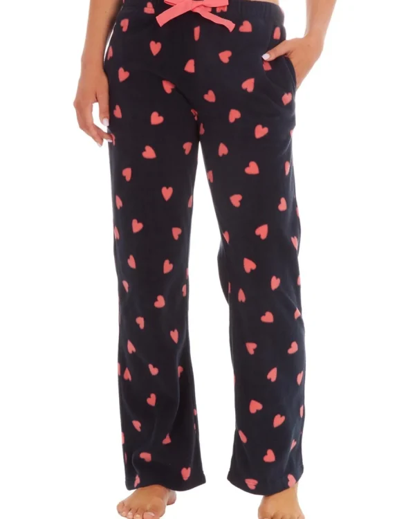 Forever Dreaming Pyjamas | Fleece Lounge Pants - Black