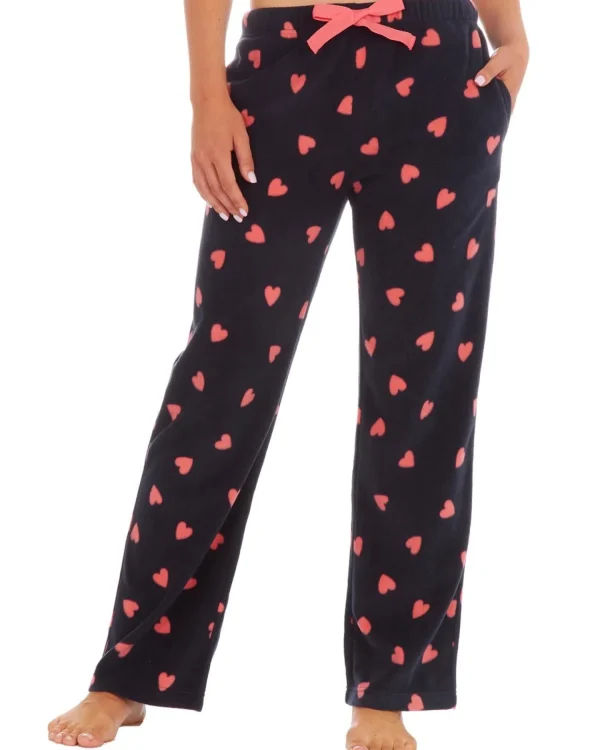 Forever Dreaming Pyjamas | Fleece Lounge Pants - Black