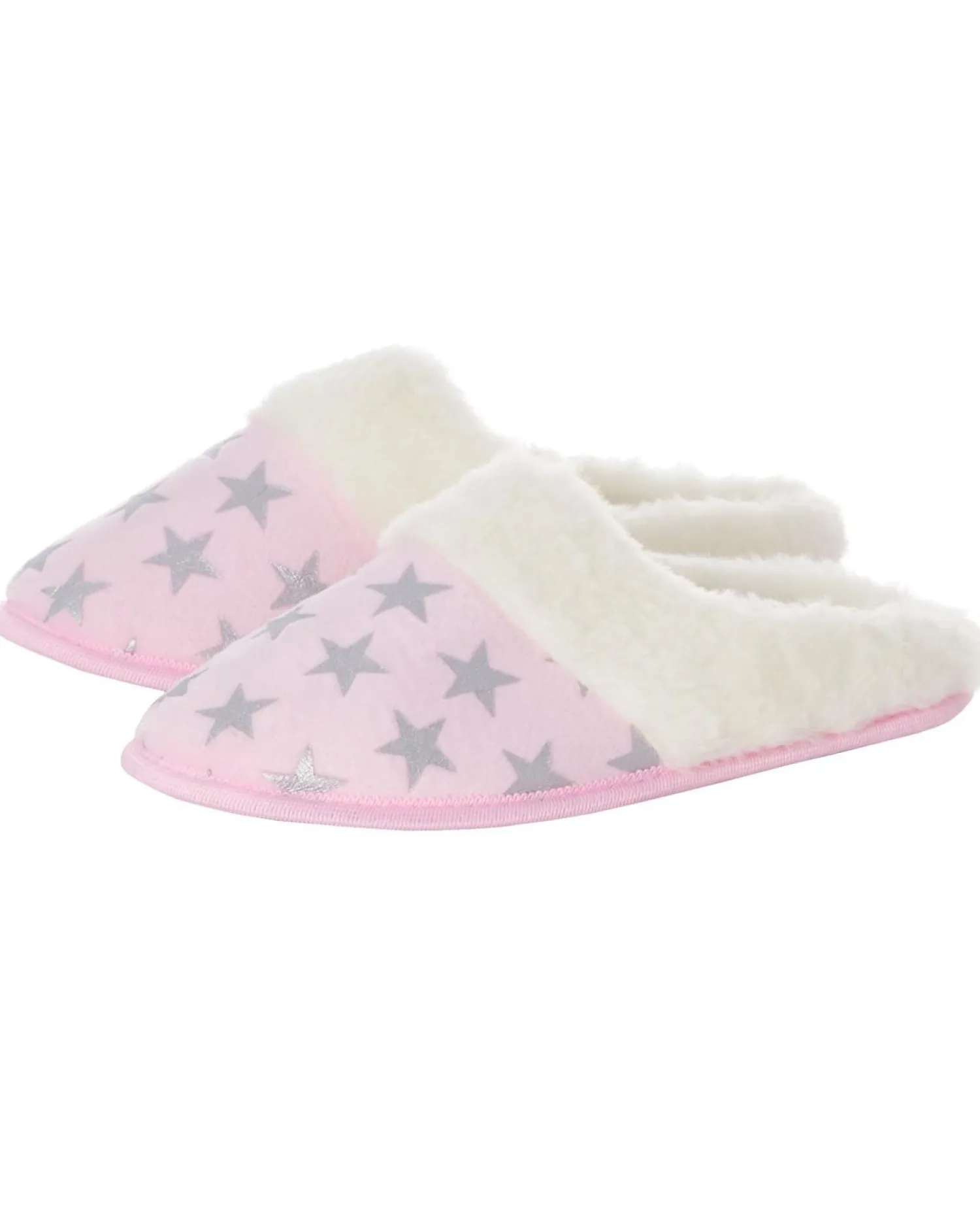 forever_dreaming_foil_sta_0.webp Forever Dreaming Slippers | Foil Star Slippers - Pink