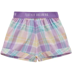 Kids Forever Dreaming Girls Pastel Check Pyjamas - Pink
