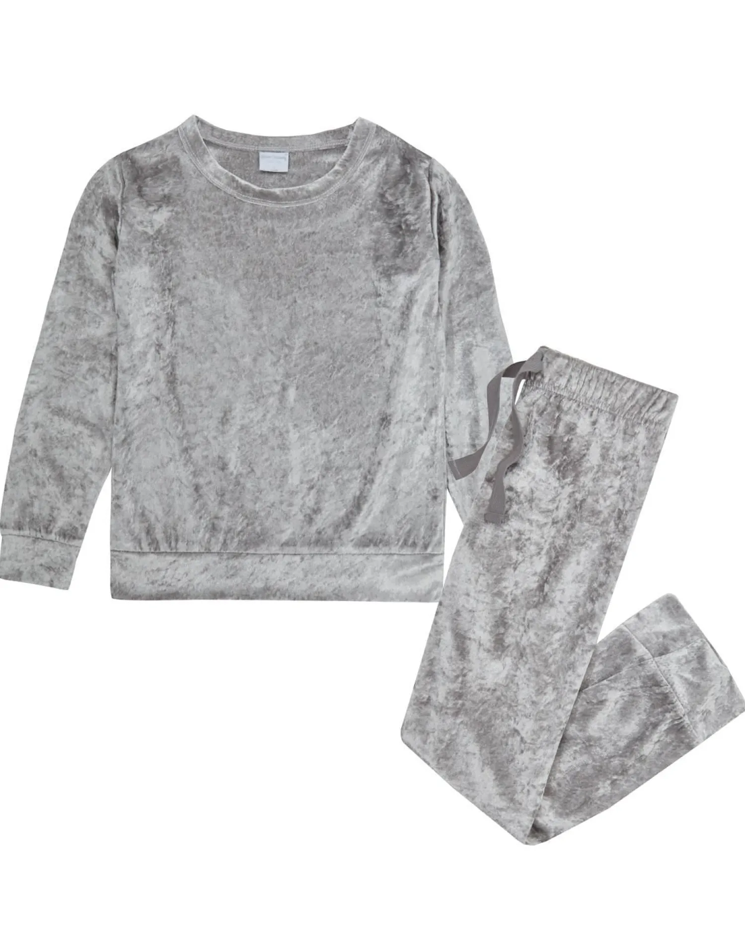 forever_dreaming_girls_ve_1-1.webp Kids Forever Dreaming Girls Velvet Lounge Set - Silver