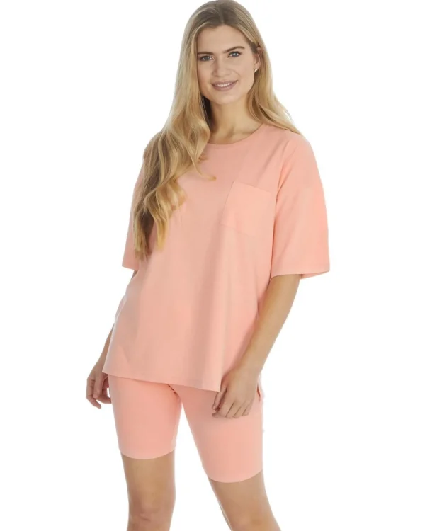 Forever Dreaming Loungewear | Jersey Lounge Set - Peach