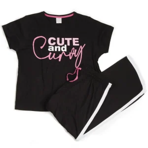 Forever Dreaming Pyjamas | Plus Size 'Cute & Curvy' Long Pyjamas