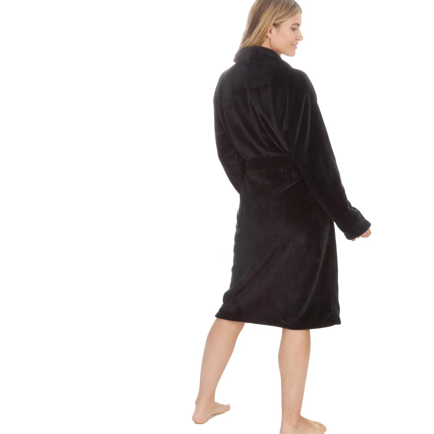 forever_dreaming_shawl_co_1-1.webp Forever Dreaming Dressing Gowns | Shawl Collar Dressing Gown - Black