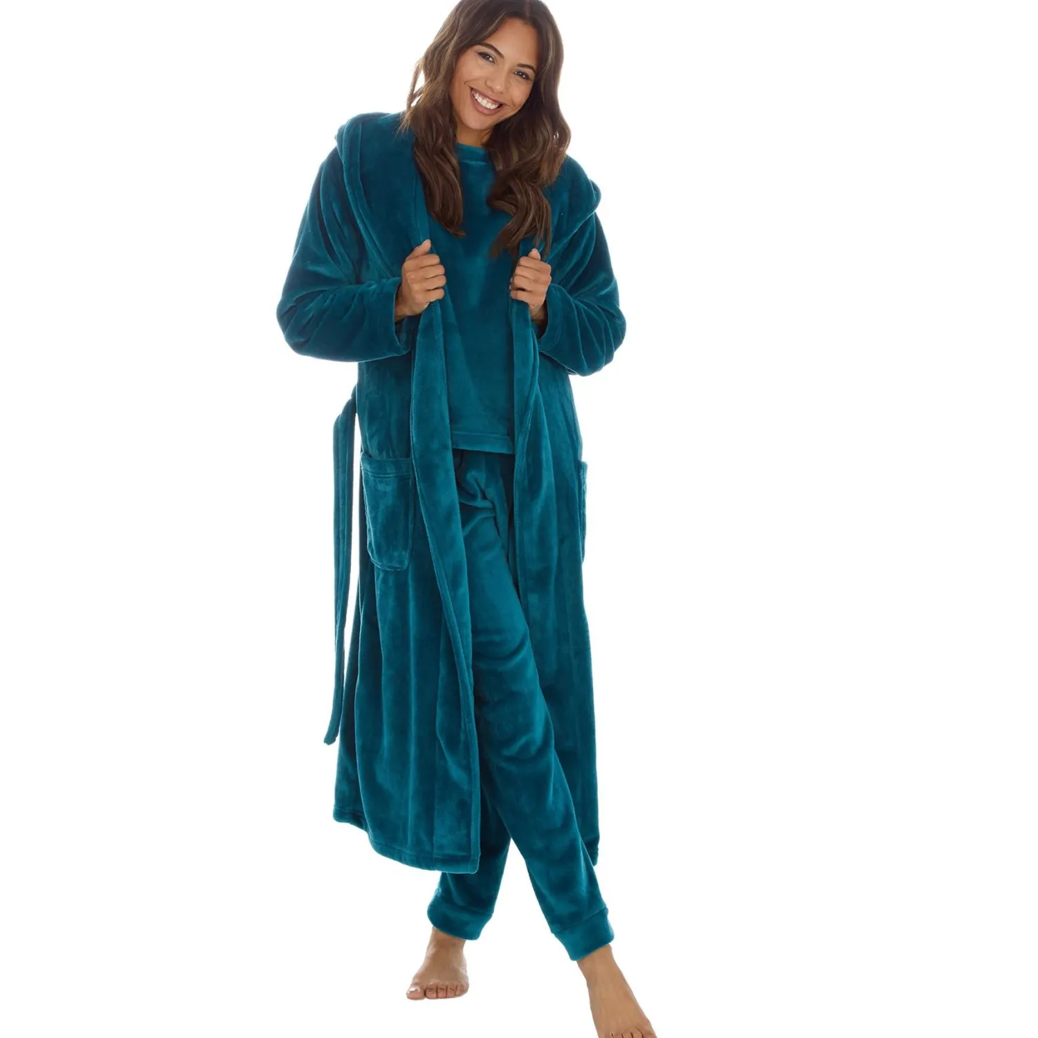 forever_dreaming_shimmer__0-3.webp Forever Dreaming Pyjamas | Shimmer Fleece Pyjamas - Teal