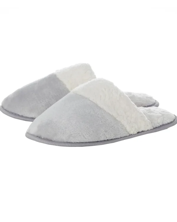 Forever Dreaming Slippers | Shimmer Fleece Slippers - Grey