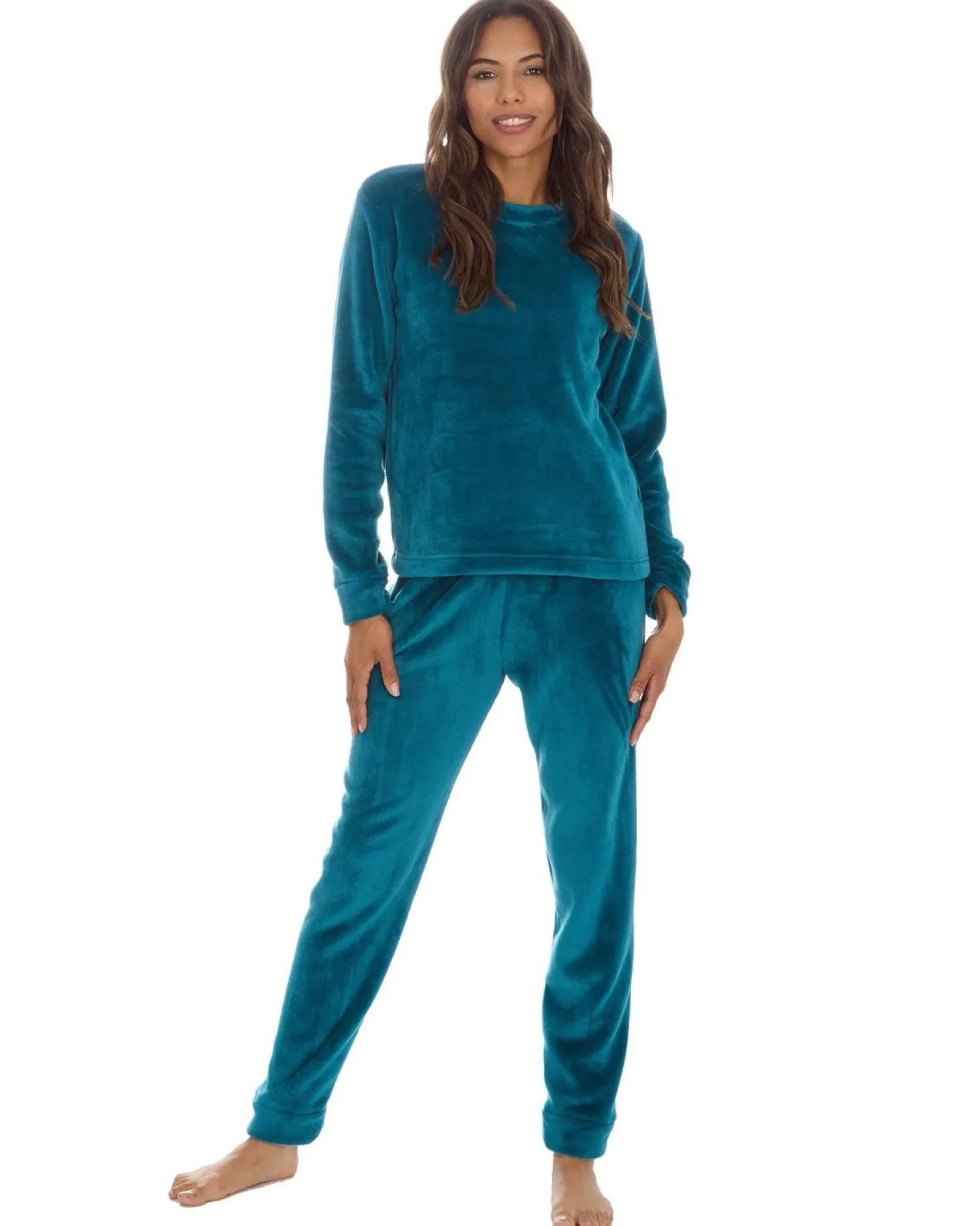 forever_dreaming_shimmer__1-3.webp Forever Dreaming Pyjamas | Shimmer Fleece Pyjamas - Teal