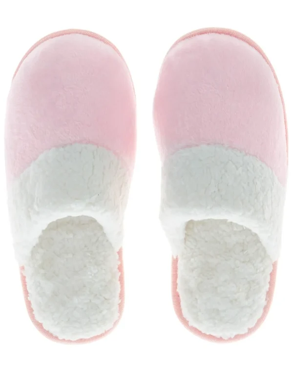 Forever Dreaming Slippers | Shimmer Fleece Slippers - Pink