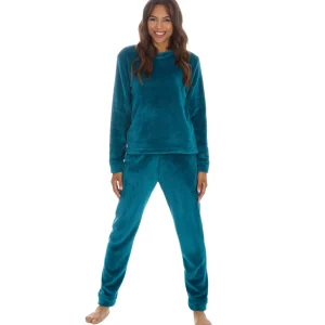 Forever Dreaming Pyjamas | Shimmer Fleece Pyjamas - Teal