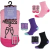 Foxbury Socks | 3 Pairs Womens Novelty Slogan Sole Cosy Socks