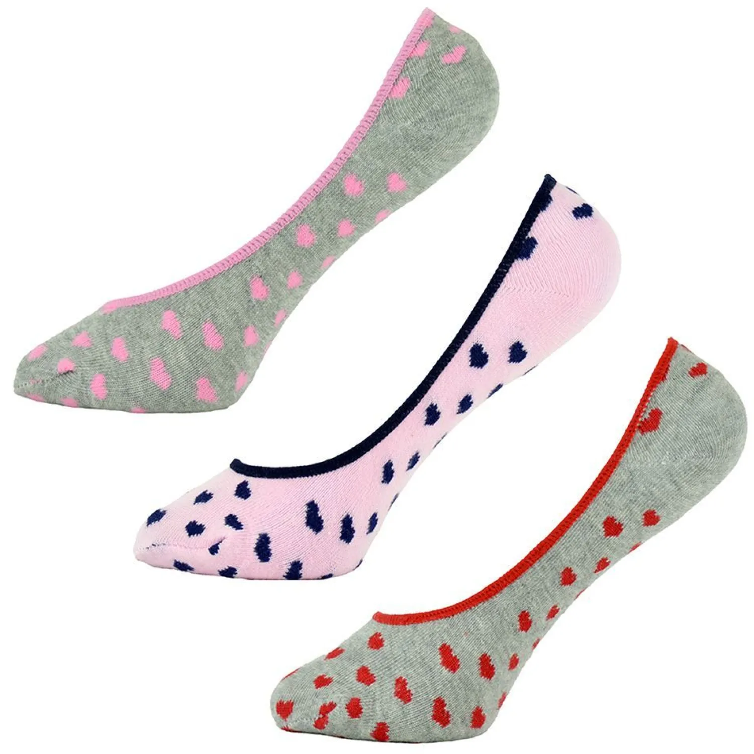 foxbury__pairs_womens_spo_0.webp Foxbury Socks | 6 Pairs Womens Spot & Heart Liner Socks