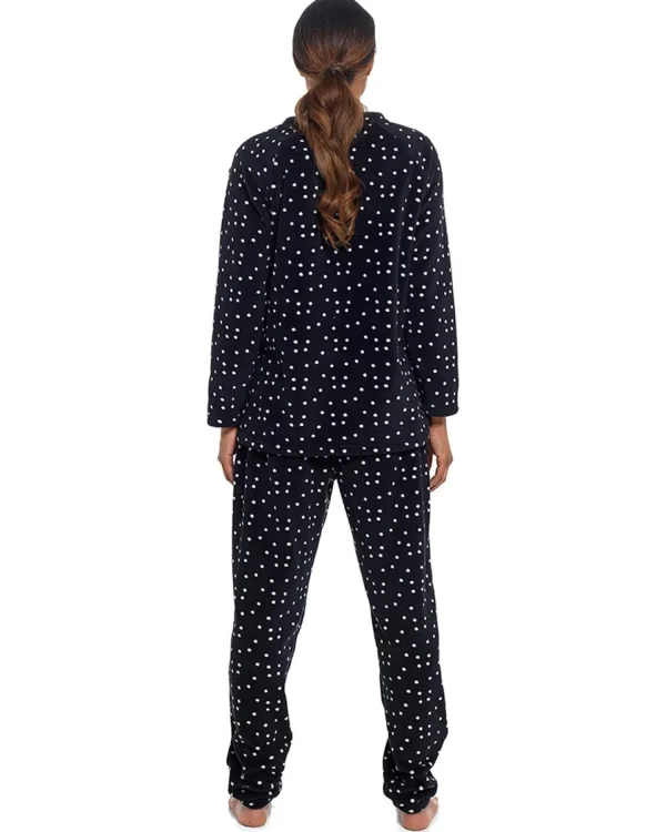 Foxbury Pyjamas | Black Bear Fleece Pyjamas