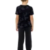 Kids Foxbury Boys Blue Camo Long Pyjamas