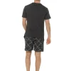 Men Foxbury Charcoal Jersey Gaming Short Pyjamas