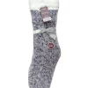 Foxbury Socks | Feather Yarn Slipper Socks - Purple