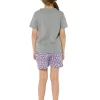 Kids Foxbury Girls Giraffe Short Pyjamas