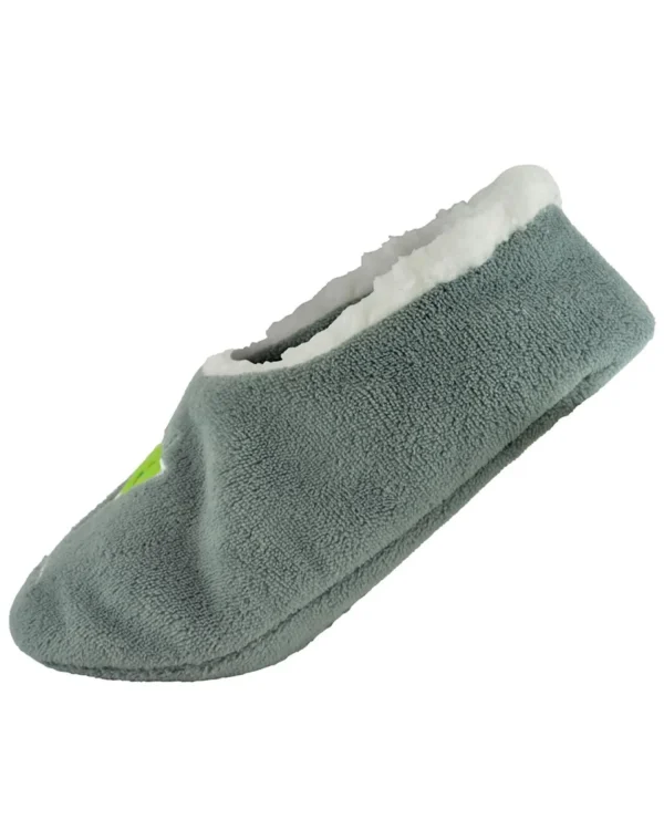 Foxbury Slippers | Grey Martini Sherpa Lined Slippers