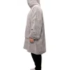 Men Foxbury Grey Shaggy Fleece Oversized Hoodie