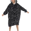 Kids Foxbury Kids Black Gaming Oversized Hoodie