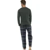 Men Foxbury Long Sleeve Check Pyjamas - Green